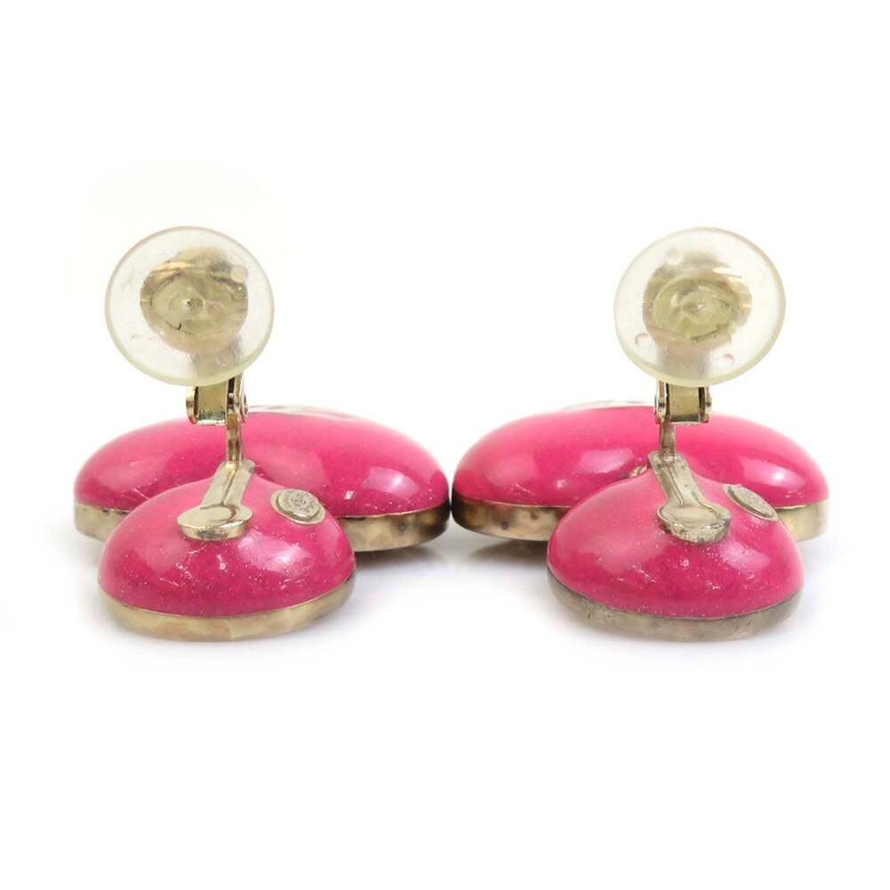 CHANEL Authentic Pink Earrings - Picture 6 of 8